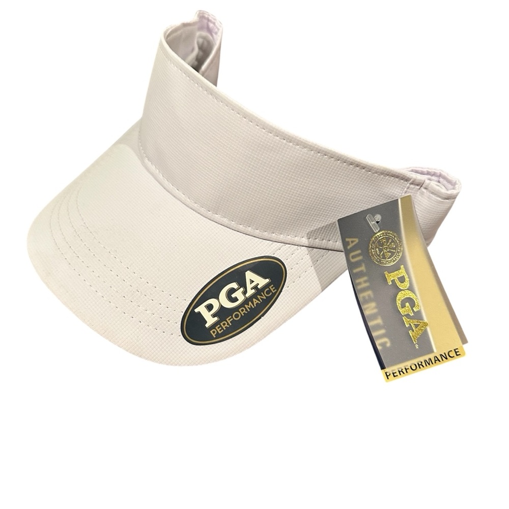 New White & Black PGA Golf Visor NWT Adjustable